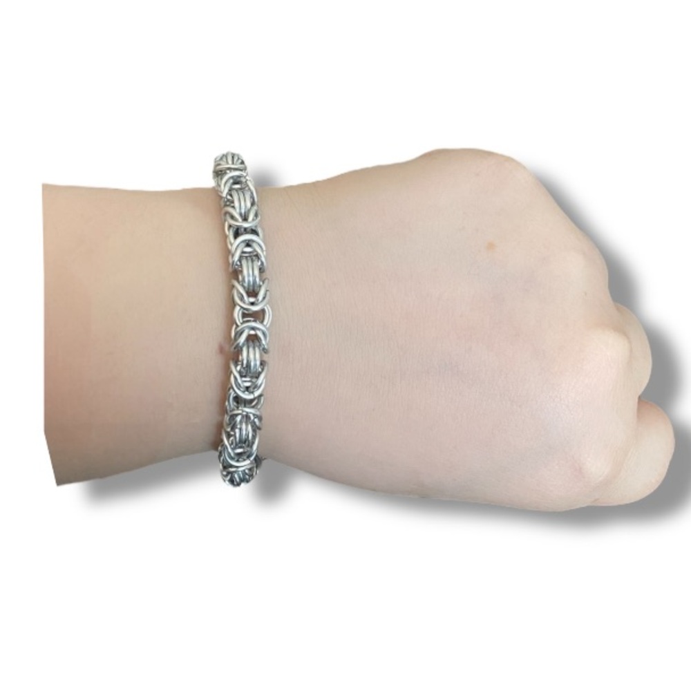 Handmade Byzantine Chainmail Renaissance Y2K goth grunge bracelet